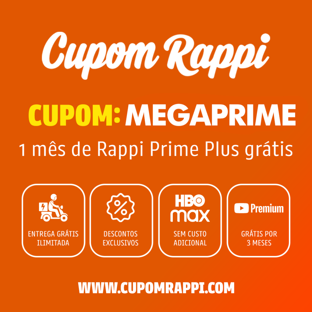 Cupom Rappi MEGAPRIME